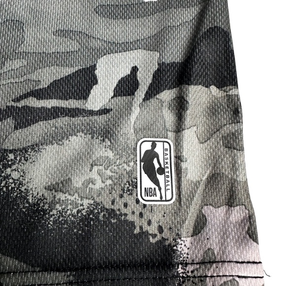 NEW NBA Black Gray Camo Sleeveless Tank Top Original $30 Tags Attached Mens M - Picture 4 of 5